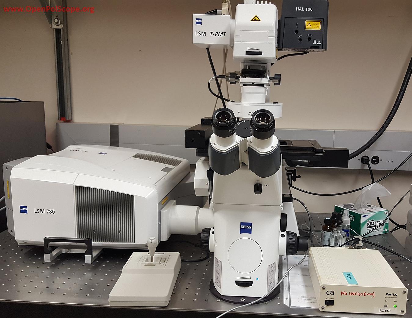 Confocal LC-PolScope (Zeiss LSM 780)